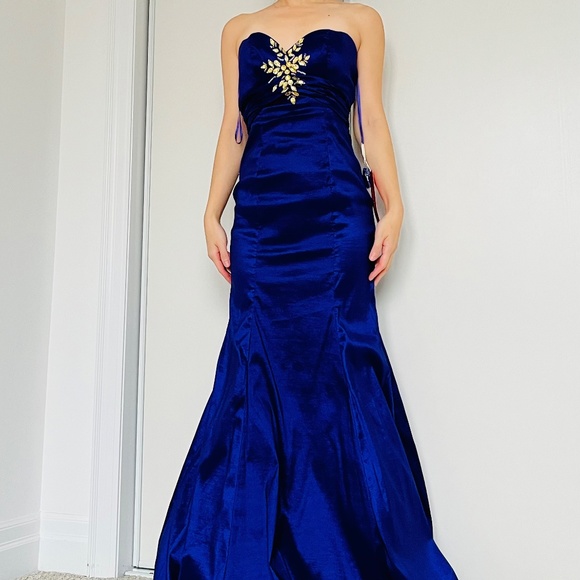 Evening Dress/Prom, Royal Blue, Dancing Queen Size:Small - Picture 5 of 5